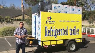 refrigerated TRUCK VAN TRAILER COOLER REFRIGERATOR freezer [upl. by Sela]