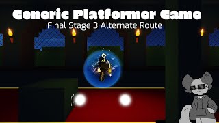 Roblox Generic Platformer Game Final Stage 1 Alternate Route Showcase obby 2dgames roblox jtoh [upl. by Anesuza906]