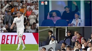 Toni kroos REACTION to Federico Valverde goal amp celebration vs Villarrea  Real Madrid v Villarreal [upl. by Nehepts]