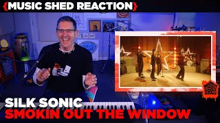 🔥🔥🔥 Music Teacher REACTS  Silk Sonic quotSmokin Out The Windowquot  MUSIC SHED EP191 🔥🔥🔥 [upl. by Lam]