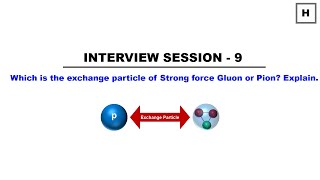 Which is the exchange particle of Strong force Gluon or Pion Explain [upl. by Anuat]