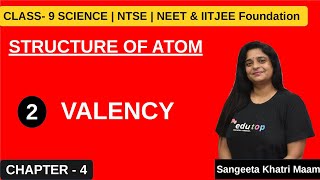 STRUCTURE OF ATOM 2VALENCY  Chapter 4  CLASS 9  NTSE  IITJEE amp NEET FOUNDATION  OLYMPIAD [upl. by Dogs]