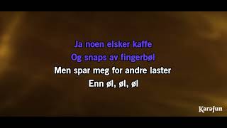 Ã˜l Ã˜l og mere Ã˜l  3 Busserulls  Karaoke [upl. by Naujat338]