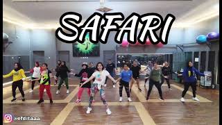 SAFARI  SERENA  Dance  Zumba  Pop  Choreography  Edita Febriana [upl. by Osswald]