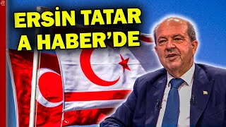 KKTC Cumhurbaşkanı Ersin Tatardan A Habere özel açıklamalar KKTC Türk dünyası için önemli [upl. by Anah92]