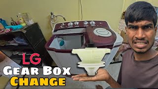 LG semi washing machine gear box change in Hussain Chowk Supaul  EHSAN [upl. by Brag]