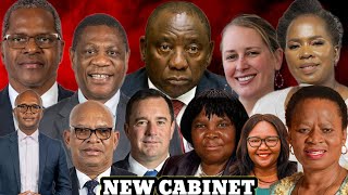 Meet Ramaphosas Shocking Cabinet Ministers amp their Deputy Ministers Complete List Revealed Today [upl. by Auop832]