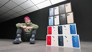 Unboxing EVERY iPhone 13 iPhone 13 Pro iPhone 13 Pro Max and iPhone 13 Mini in All Colors [upl. by Ruzich588]