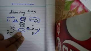 SECONDARY structure of PROTEINS in easy way must watch part 1 [upl. by Janicki]