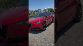 Rosso Etna Stelvio Quad Carbon Edition 😍🍀 alfaromeo stelvio quadrifoglio luxurycars suv alfa [upl. by Aserat659]