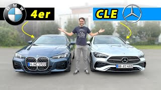 Mercedes CLE gegen BMW 4er Vergleich  wer baut das beste Coupé [upl. by Jobie]