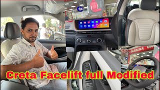 Creta Facelift OEM Android installed ll Creta 2024 Base To Top Model ll Sardana Car Decor Hisar [upl. by Oca]