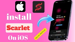 How to install Scarlet On iOS  Unable to Install Scarlet On iPhone 2024 New Method [upl. by Lipps]