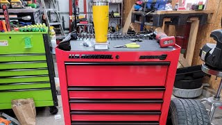 Harbor Freight 27quot Roll cab Tour whats going on with our USG tool storage ideas Comment ur s👇 [upl. by Panthia]