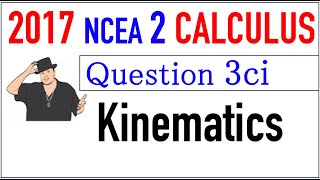 2017 NCEA 2 Calculus Exam Q3ci [upl. by Xonnel]