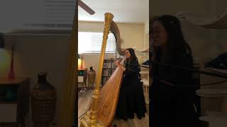 Over the Garden Wall Theme  Harp and Voice Cover [upl. by Inge]