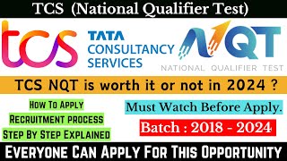 TCS NQT Off Campus Drive 2024  Step By Step Explained  Hiring for Fresher  Apply Now tcs tcsnqt [upl. by Jarvey113]