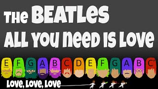 The Beatles  All you need is love  Boomwhackers [upl. by Rafiq]