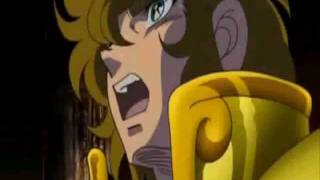 AMV Saint Seiya Aries Mü vs Leo Aioria [upl. by Martyn]