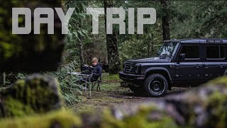 Relaxing Solo Day Trip  INEOS Grenadier  Mt Hood National Forest  Oregon ASMR [upl. by Allekim]