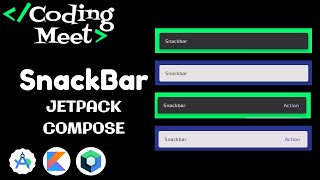 How to Implement SnackBar in Jetpack Compose  Android Studio Tutorial [upl. by Veradis168]