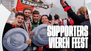 UITZINNIGE supporters vieren KAMPIOENSCHAP in de stad 🤩 [upl. by Alegre482]