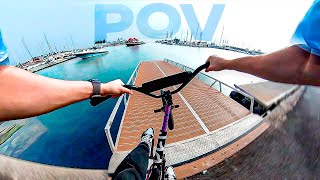 pov Montamos BMX en el Puerto de Valencia [upl. by Spatz]