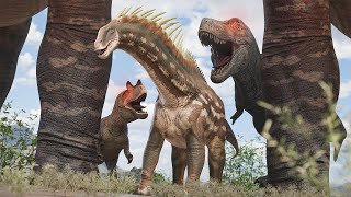 PLAYING THE BIGGEST DINOSAURS IN THE GAME  Path Of Titans [upl. by Livvie214]