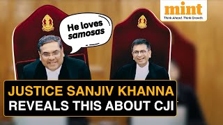 CJI Chandrachud Shares Lighthearted Moment With His Successor Justice Sanjiv Khanna In SC  WATCH [upl. by Nadbus]