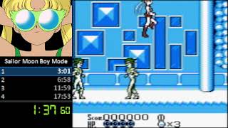 Bishoujo Senshi Sailor Moon GB Boy Mode Speedrun in 1723 WR [upl. by Odelinda727]