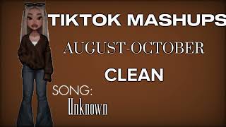 TIKTOK MASHUPS AUGUSTOCTOBER DANCES 2023  CLEAN  SONG NAMES ADDED [upl. by Aliab350]