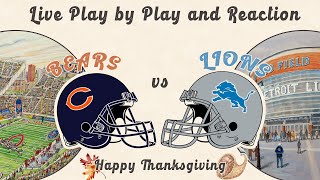 Bears vs Lions Live Play by Play amp Reaction [upl. by Allyn]