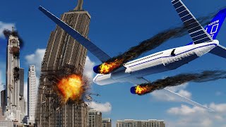 Realistic Plane Crashes w Ragdolls 😱 Teardown [upl. by Ybanrab]