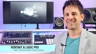 Kontakt amp Logic Pro MultiTimbral  MultiOutput Setup [upl. by Miran]