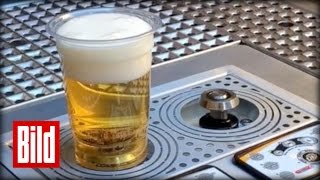 Bier zapfen in 6 Sekunden  Innovation aus den USA  Pils  saufen  Party [upl. by Alegna]