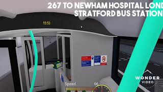 Driving the 276 to newham hospital via Stratford bus station [upl. by Yrahca]