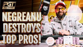 Daniel Negreanu Dominates Top Pros 265200 PotLimit Omaha Victory [upl. by Siahc141]