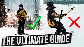 The Ultimate Guide to Snowboard Lifts How to use Tbar lifts  Beginner Snowboarding [upl. by Fenella]