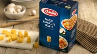 Barilla Mezze Maniche Rigate con champignon [upl. by Nosnhoj]