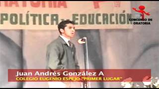 Concurso de Oratoria quot Juventud Política y Educaciónquot 2003 [upl. by Litt]