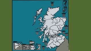 Blank Scottish Parliament Election Map Showcase In Minecraft election [upl. by Arnaldo]