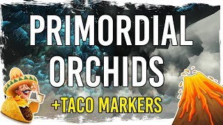 Guild Wars 2  Draconis Mons  Primordial Orchids Farming Route with TacO Markers [upl. by Yecnahc]