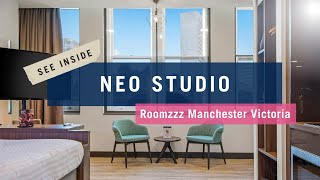 Neo Studio  Apartment Tour  Roomzzz Manchester Victoria [upl. by Idnim]