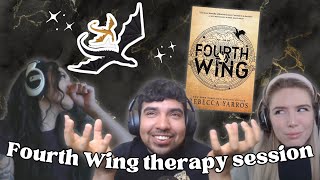 fourth wing therapy session ✨ full fantasy book review and discussion [upl. by Artinek]