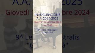 Inaugurazione anno accademico 202425 istao [upl. by Kilmarx]