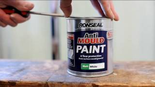 Ronseal Anti Mould Paint  Treating and Preventing Mould [upl. by Vincenz]