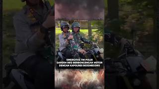 Sinergitas TNI POLRI Momen Dandim 0813 Bojonegoro Berboncengan Motor Dengan Kapolres Bojonegoro [upl. by Valenza]