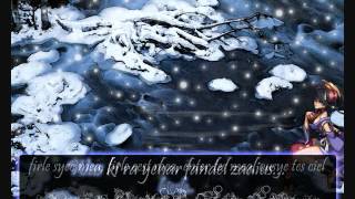 Ar Tonelico II  Love Pattern Winter with Lyrics [upl. by Ennasirk]