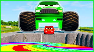 Epic Escape Lightning McQueen vs Giant Chick Hicks Eater  Coffin Dance Meme Song Cover [upl. by Atnoid]