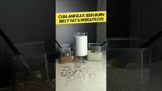 FLAX seeds and CHIA Seeds Burn Belly Fathealthyrecipesshorts [upl. by Rozanna677]